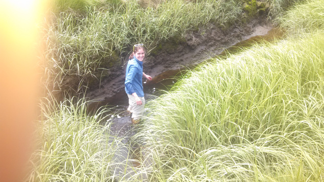 Caitlin getting narshty at low tide